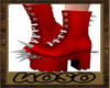 Red Spike Shoes
