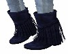 WESTERN STYLE BLUE BOOTS