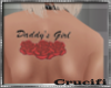 Daddys Girl Back Tattoo