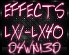 DJ EFFECTS LX1-LX40