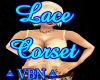 Lace corset cream