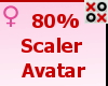 80% Scaler Avatar - F