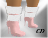 CD Santa Boots Pink