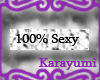 (KY) 100% Sexy Sticker