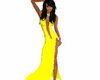 sexy long dress [yellow]