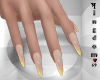 Sharp nails, mix yellow