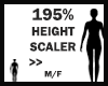 195% Avatar Height Scale