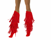 bright red comet boots