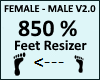 Feet Scaler 850% V2.0
