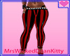 red sztripped pants