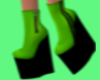 Green Ankle Boots