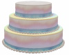 SN BlueTrimmed Cake