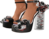 Blood Shdow Rose Heels