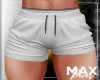 Muscle Shorts White