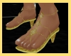 [ML] Gold Sandals