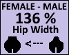 Hip Scaler 136%