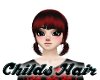 childs red hair