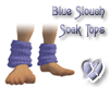 Blue Slouch Sock Tops