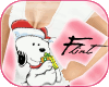 !F~ *Christmas Snoopy