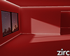 empty room red