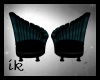 (IK)Teal Duo chair