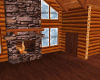 ~a~ Winter Log Cabin