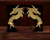 golden dragon curtains
