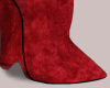 E* Red Suede Boots