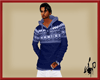 Blue Hood Sweater