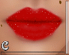 Red lips & Shadow mesh