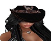 dark cowgirl hat