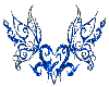 {3DF}Blue ButterflyHeart