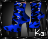 BLUE CHEETAH BOOTS