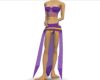 arabian dress purple