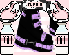 Purple and Black Boots