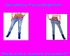 jeans pink gesp