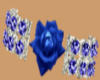 (R)blue rose bracelet
