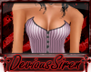 'DS Pink Striped Corset
