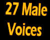 26 Male Voices + 1