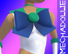 Senshi Aquamarine Top