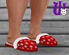Jack Frost Slippers red