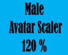 Male Avatar Scaler 120%
