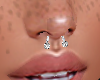 diamond nose piercing