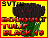 Bouquet tulips black 19