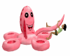 flotador pulpo rosa