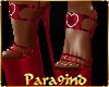 P9)PIP"Red Leather Heels