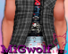 Ripped Black Vest