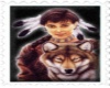 L_Native wolfgirl Stamp