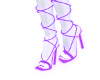Neon Purple/Blue Heels