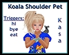 Koala Shoulder Pet
